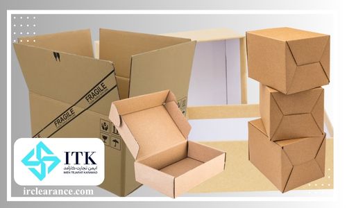 ترخیص مقوای پشت طوسی